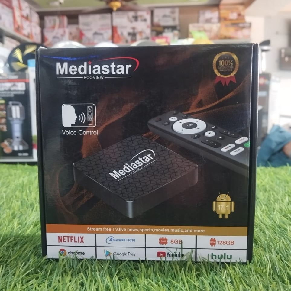 Mediastar Smart Tv Box (Life Time Free TV Channels)