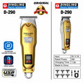 Dingling Gold Edition Hair Trimmer – Powerful, LCD Display | Type-C Fast Charging