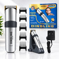 DINGLING Professional Cordless Hair Clipper & Trimmer – Adjustable Razor with 5 Comb Attachments