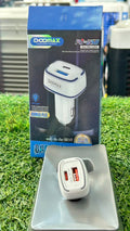 DOOMAX PL02 Dual USB + Type-C Fast Car Charger | 5V/9V/12V
