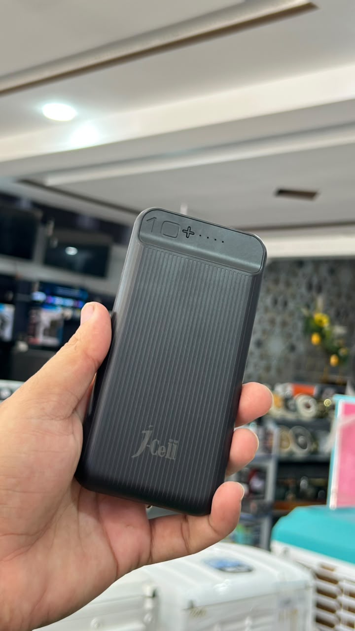 Slim 10000mAh Power Bank – Dual USB Output