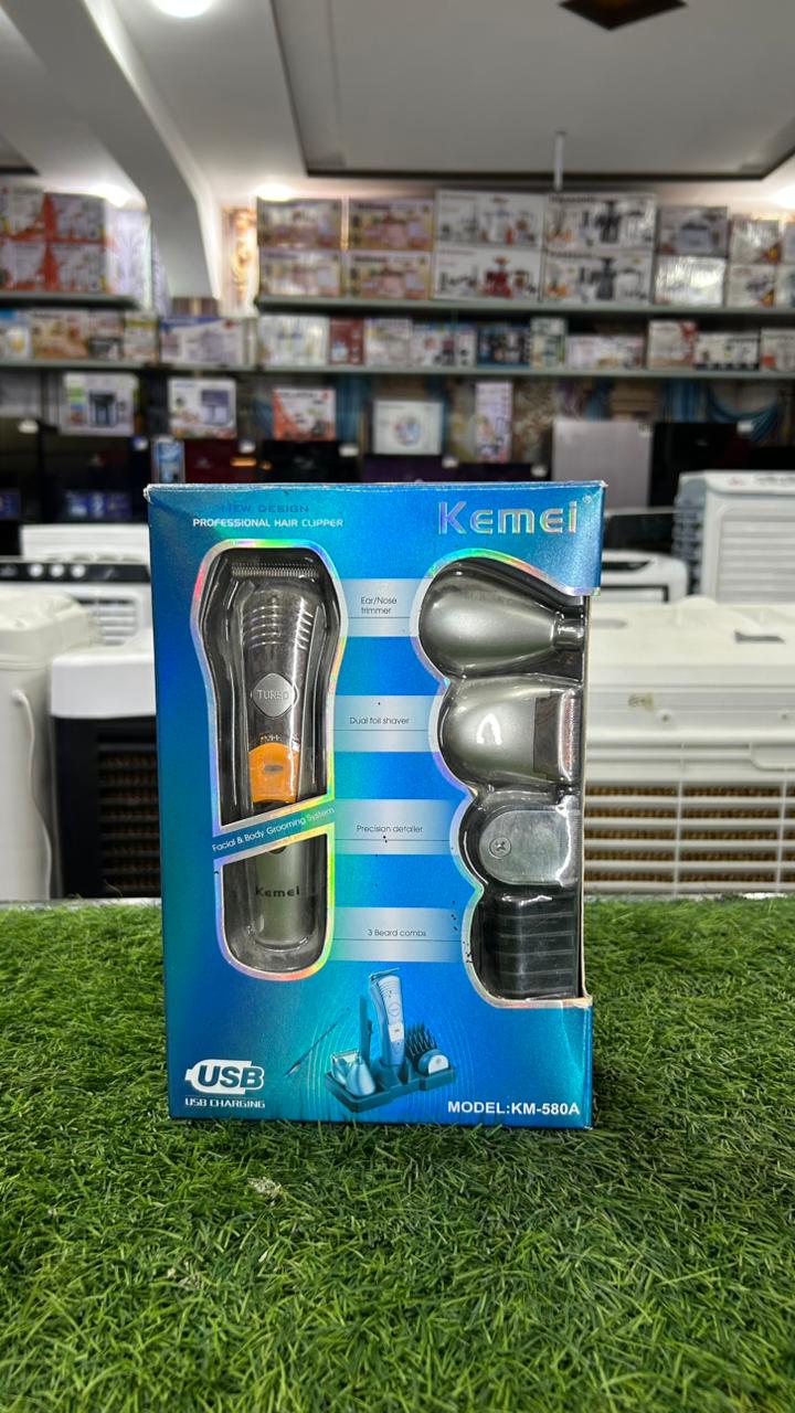 Kemei Professional Hair & Beard Trimmer Grooming Kit