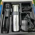 DINGLING Professional Cordless Hair Clipper & Trimmer – Adjustable Razor with 5 Comb Attachments