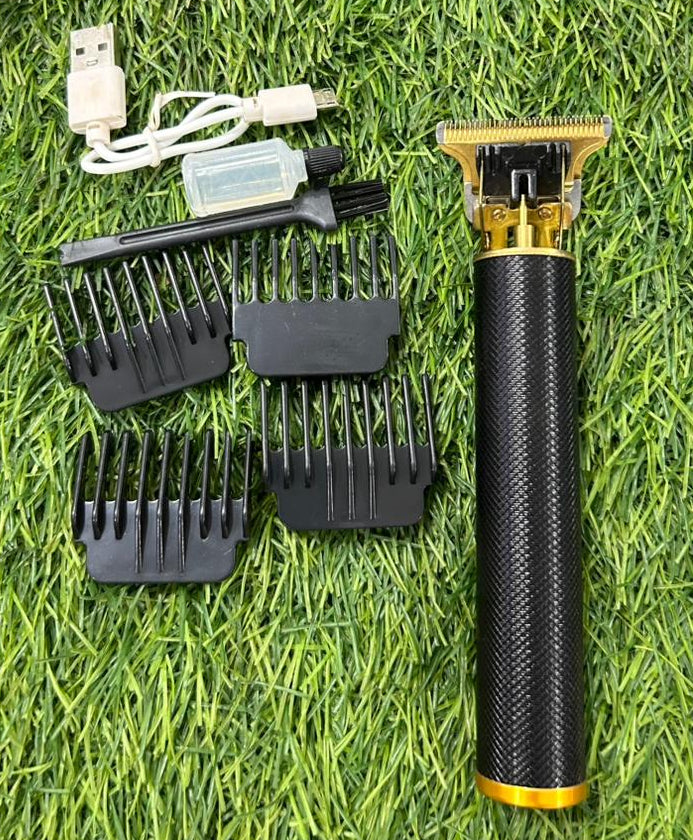 Vintage T9 Professional Hair Clipper – Rechargeable Cordless Trimmer with Guide Combs