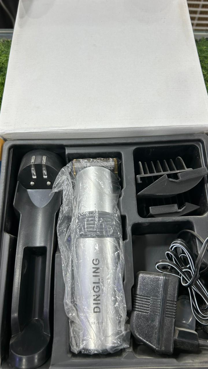 DINGLING Professional Cordless Hair Clipper & Trimmer – Adjustable Razor with 5 Comb Attachments