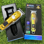 Dingling Gold Edition Hair Trimmer – Powerful, LCD Display | Type-C Fast Charging