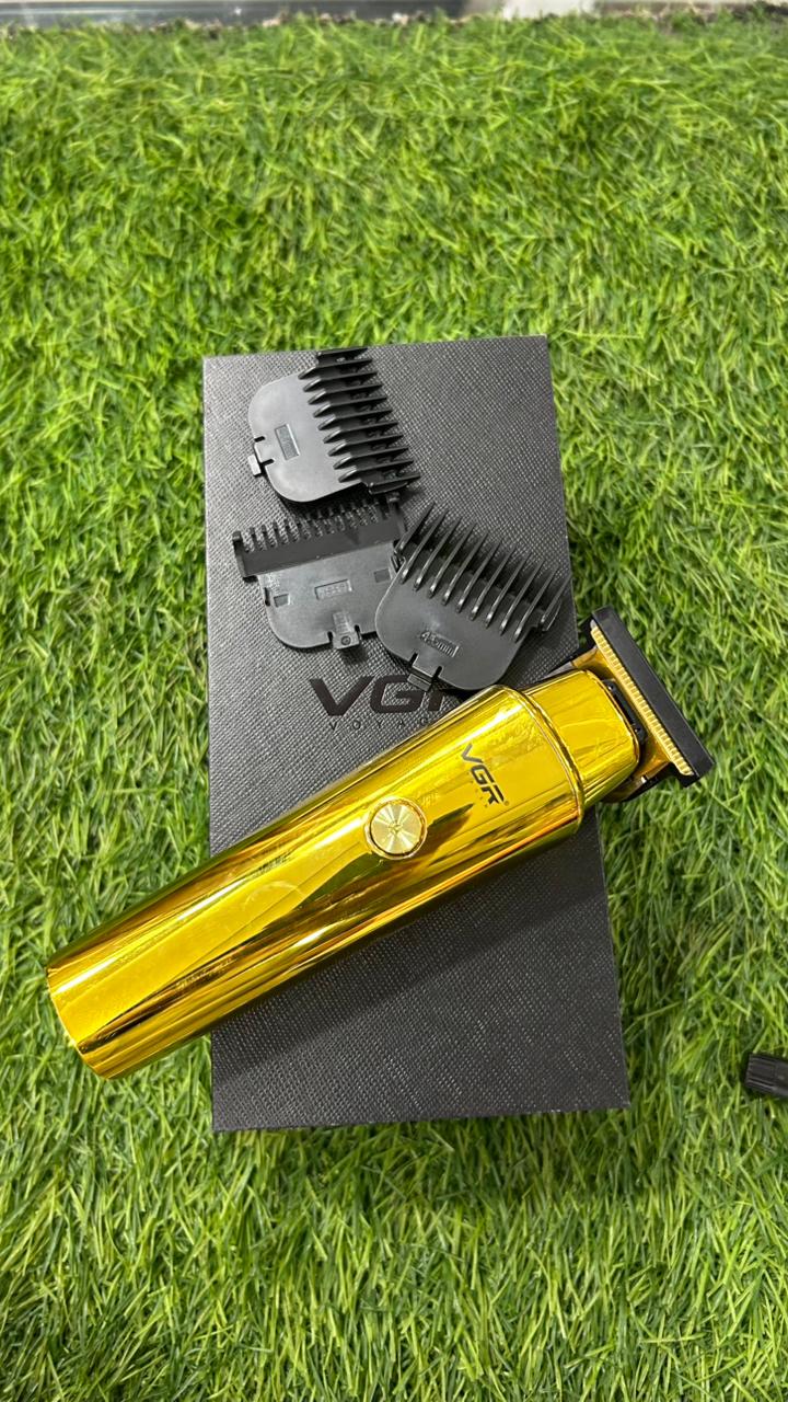 VGR Professional Beard & Hair Trimmer – Gold Edition Grooming Kit