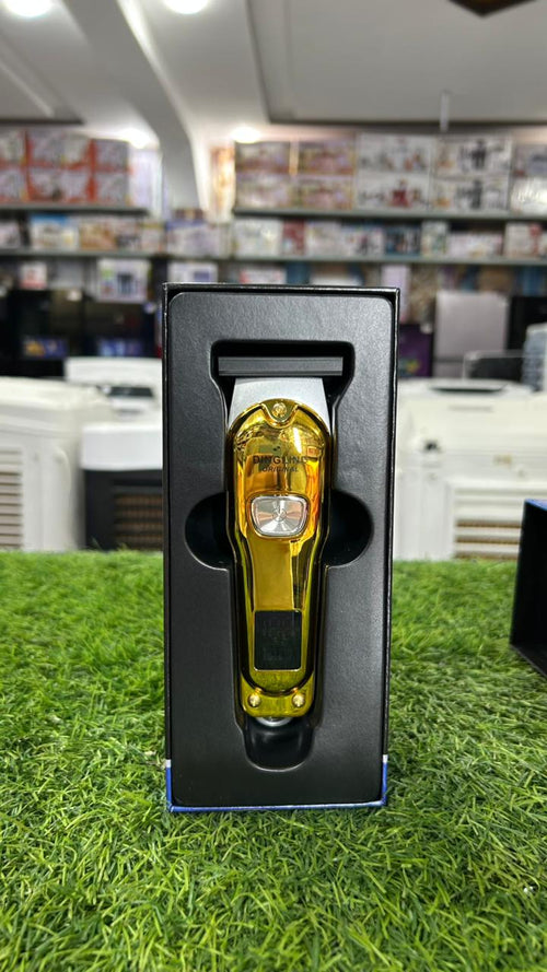 Dingling Gold Edition Hair Trimmer – Powerful, LCD Display | Type-C Fast Charging