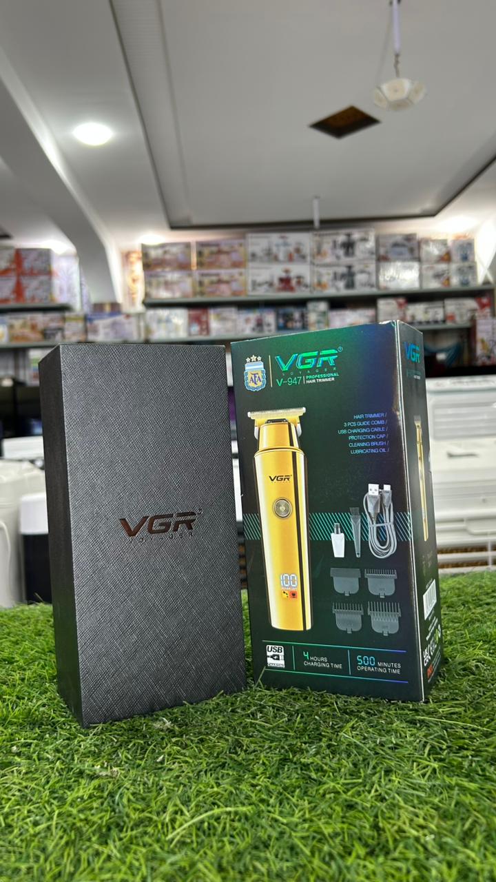 VGR Professional Beard & Hair Trimmer – Gold Edition Grooming Kit
