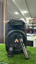 Classic 90 Bluetooth Speaker with Wireless Mic, Remote Control & RGB Lights
