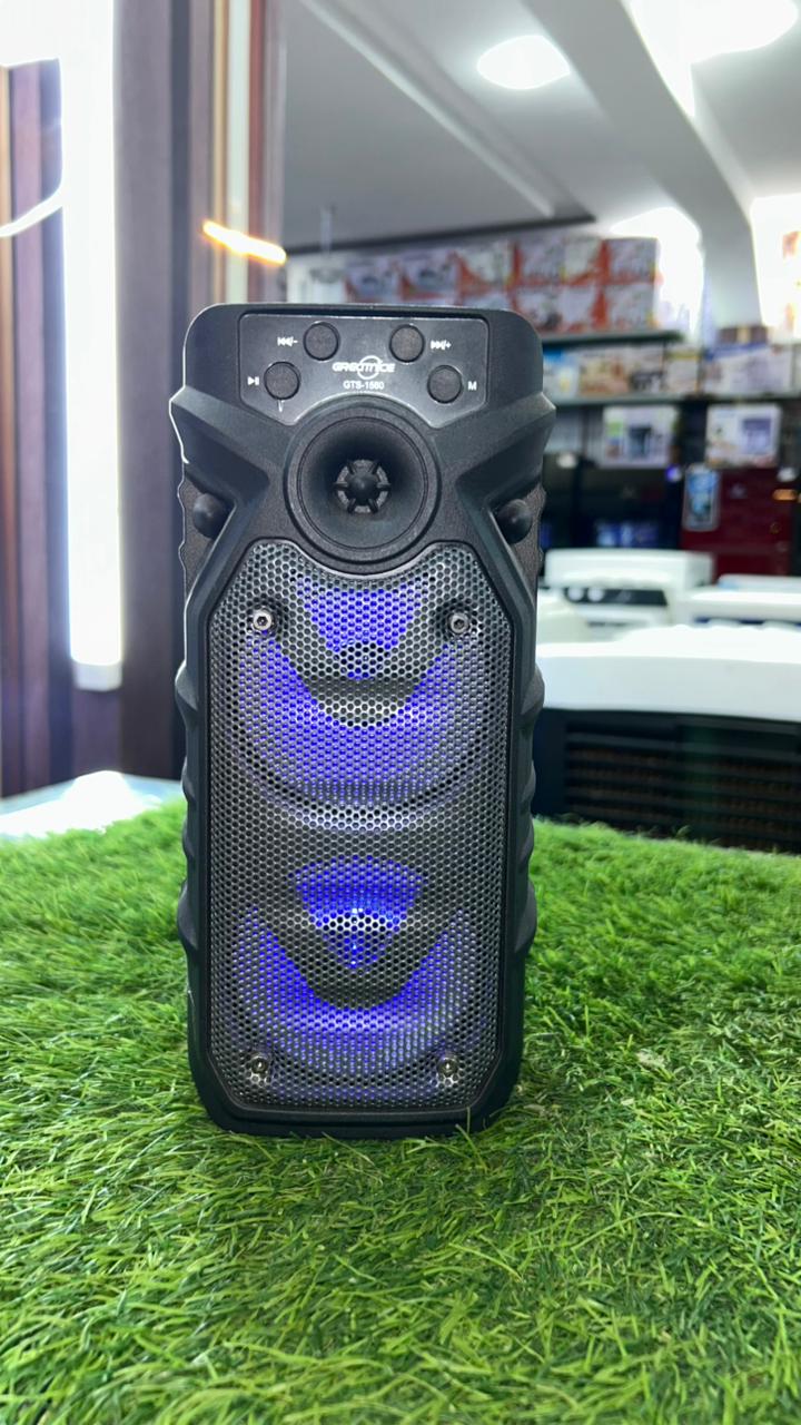 GTS-1560 Portable Party Speaker – Bluetooth, RGB LED Lights & Big Sound