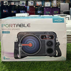 Portable Wireless Bluetooth Speaker with Microphone – Party Speaker