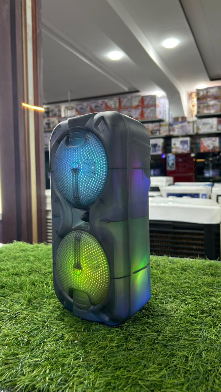 GTS Portable Bluetooth Party Speaker – " Dual Speakers, RGB Lights