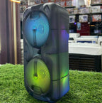 GTS Portable Bluetooth Party Speaker – " Dual Speakers, RGB Lights