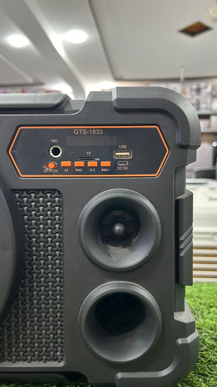 Portable Wireless Bluetooth Speaker with Microphone – Party Speaker