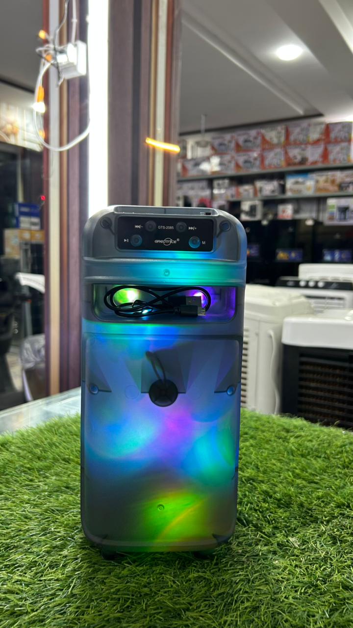 GTS Portable Bluetooth Party Speaker – " Dual Speakers, RGB Lights