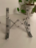 Adjustable Laptop Stand Foldable Aluminum Alloy Laptop Riser for Better Comfort & Posture