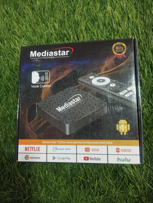 Mediastar Smart Tv Box (Life Time Free TV Channels)