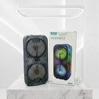 GTS Portable Bluetooth Party Speaker – " Dual Speakers, RGB Lights